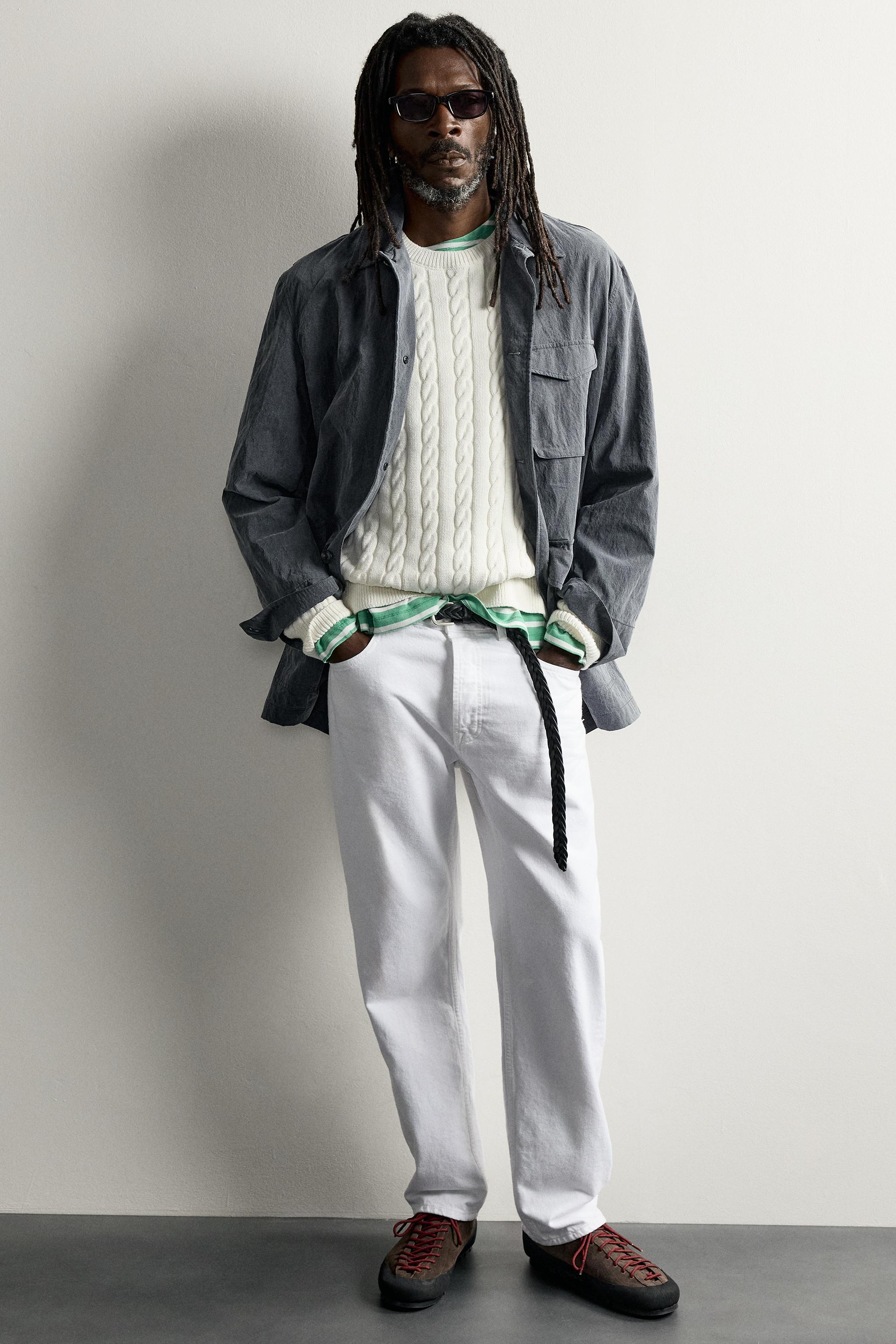 AARON LEVINE X ZARA LEATHER SNEAKERS